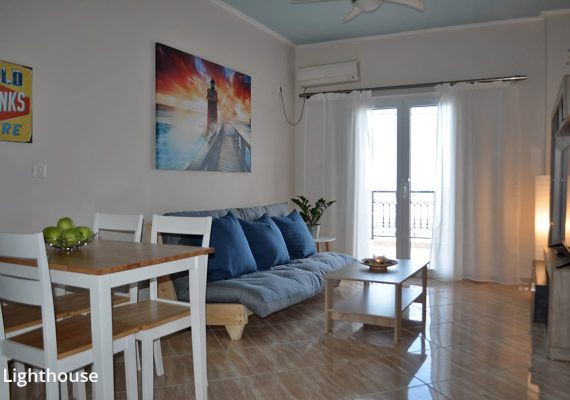 Lighthouse – Two-bedroom Apartment with Sea View – 6 persons